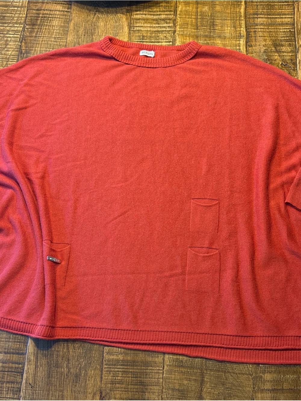 MERSEA THE CATALINA TRAVEL SWEATER   orange Crewneck